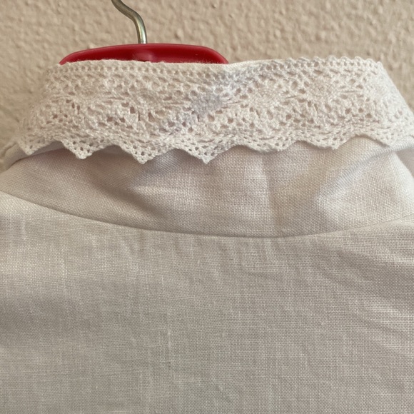 Linen White jacket , light weight Size, 8 - Picture 5 of 10